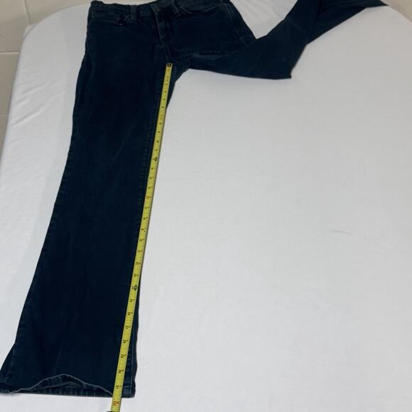 Calvin Klein Modern Boot Cut Jeans Size W27 L22 Dark Wash Stretch Slimming - Picture 13 of 14